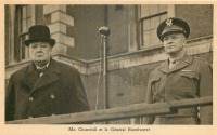 Ретро знаменитости - Господин Черчиль и генерал Эйзенхауэр