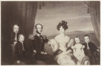 Ретро знаменитости - Портрет Виллема II , Анны Павловны и их дети