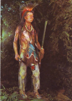 Индейцы - Мужчина  из племени команчей.