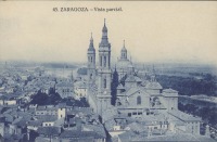 Испания - Iglesia de Nuestra Se?ora del Pilar vista desde el puente, Zaragoza Испания