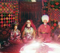 Туркменистан - Байрам-Али. В текинской юрте, 1911