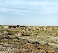 Туркменистан - Байрам-Али. Развалины текинского кладбища, 1911