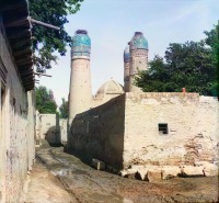 Узбекистан - Бухара. Мечеть Чар-Минар, 1911