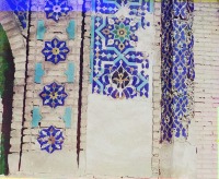 Узбекистан - Самарканд. Деталь ворот Гур-Эмир, 1911