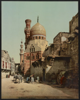 Каир - Мечеть и улица Цитадель в Каире