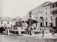Рим - Площадь Барберини (Рим), 1855-1860