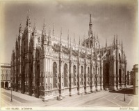 Милан - Milano. La cattedrale Италия,  Ломбардия,  Милан