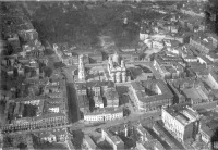 Варшава - A.Nevsky Cathedral in Warsaw (Aerial) Польша,  Мазовецкое воеводство,  Варшава