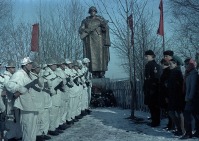 Беларусь - Памятник советским воинам в одном из сел Белоруссии