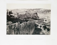 Израиль - Юго-Восточная стена Иерусалима, мечеть Аль-Акса и Масличная гора, 1862-1863