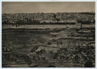 Израиль - Вид Иерусалима с Масличной горы, 1860-1920