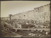 Израиль - Вид на каменную стену Иерусалима, 1867-1878
