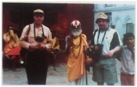 Непал - Участники экспедиции в древнем городе Катманду