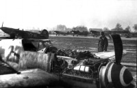 Авиация - Аэродром Тапиау-Гвардейск 1945 год.