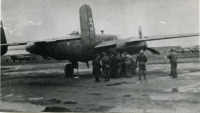Авиация - Самолёт В-25 на аэродроме Лэдд-Филд. Аляска, 1943-1944