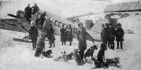 Авиация - Самолёт М.В.Водопьянова, бортовой номер СССР-127. Комсомольске-на-Амуре.  9 января 1930