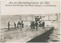 Авиация - Немецкий гидросамолёт в Киле, 1914-1918