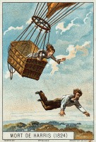 Авиация - Катастрофа на воздушном шаре Харриса, 1824