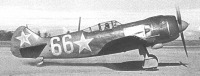 Авиация - Самолёт Ла-5 Красный 66