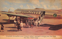 Авиация - Бермудский аэропорт Колониальных Авиалиний