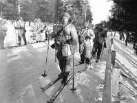 Финляндия - Бойцы-лыжники в походе