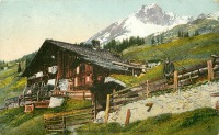 Швейцария - Давос. Фермерский дом в горах