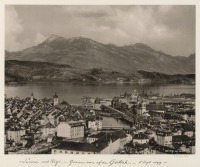 Швейцария - Взгляд на Люцерн с горы Риги фон Гютч