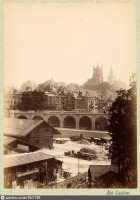 Лозанна - Vue de la ville 1889, Швейцария, кантон Во, округ Лозанна, Лозанна
