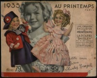 Игрушки - Игрушки. Кукла Ширли. Торговый каталог. Франция, 1935