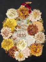 Игрушки - Календарь 1895. Хризантемы