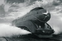 Железная дорога (поезда, паровозы, локомотивы, вагоны) - Экспресс, 1939 год.