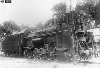 Железная дорога (поезда, паровозы, локомотивы, вагоны) - Паровоз Лк-4276 на Опытном кольце МПС.1949г.