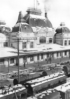 Железная дорога (поезда, паровозы, локомотивы, вагоны) - Вокзал в Жмеринке.