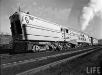 Железная дорога (поезда, паровозы, локомотивы, вагоны) - Американский паротурбоэлектровоз Baldwin Locomotive Works cерии М.