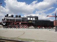 Железная дорога (поезда, паровозы, локомотивы, вагоны) - Кустанай.Паровоз Эу 702-89.