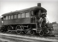 Железная дорога (поезда, паровозы, локомотивы, вагоны) - Паровозовагон 