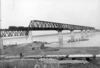 Железная дорога (поезда, паровозы, локомотивы, вагоны) - 3 мая 1935г. состоялось открытие Саратовского железнодорожного моста.