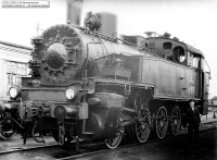 Железная дорога (поезда, паровозы, локомотивы, вагоны) - Танк-паровоз Ть-521 в депо Полтава.