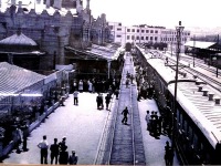 Железная дорога (поезда, паровозы, локомотивы, вагоны) - Железнодорожный вокзал Баку