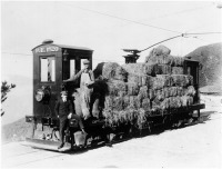 Железная дорога (поезда, паровозы, локомотивы, вагоны) - Горный грузовой трамвай