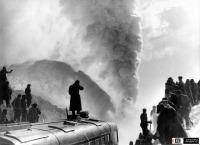 Железная дорога (поезда, паровозы, локомотивы, вагоны) - Паровой роторный снегоочиститель 