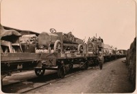 Железная дорога (поезда, паровозы, локомотивы, вагоны) - Российский воинский эшелон времен Первой мировой войны