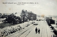 Железная дорога (поезда, паровозы, локомотивы, вагоны) - Станция и депо Тайга,Кемеровская область