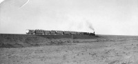 Железная дорога (поезда, паровозы, локомотивы, вагоны) - Поезд в пустыне