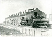 Железная дорога (поезда, паровозы, локомотивы, вагоны) - Паровозное депо на ст.Тайга,Кемеровская область