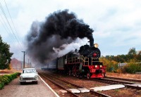 Железная дорога (поезда, паровозы, локомотивы, вагоны) - Ретро-транспорт