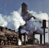 Железная дорога (поезда, паровозы, локомотивы, вагоны) - Экипировка паровозов,Чикаго,США