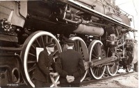 Железная дорога (поезда, паровозы, локомотивы, вагоны) - Паровоз ИС20-241 на Всемирной выставке в Париже