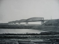 Железная дорога (поезда, паровозы, локомотивы, вагоны) - Железнодорожный мост через реку Иртыш