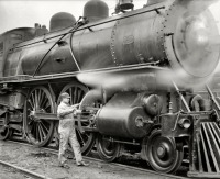 Железная дорога (поезда, паровозы, локомотивы, вагоны) - Подготовка с рейсу паровоза №264